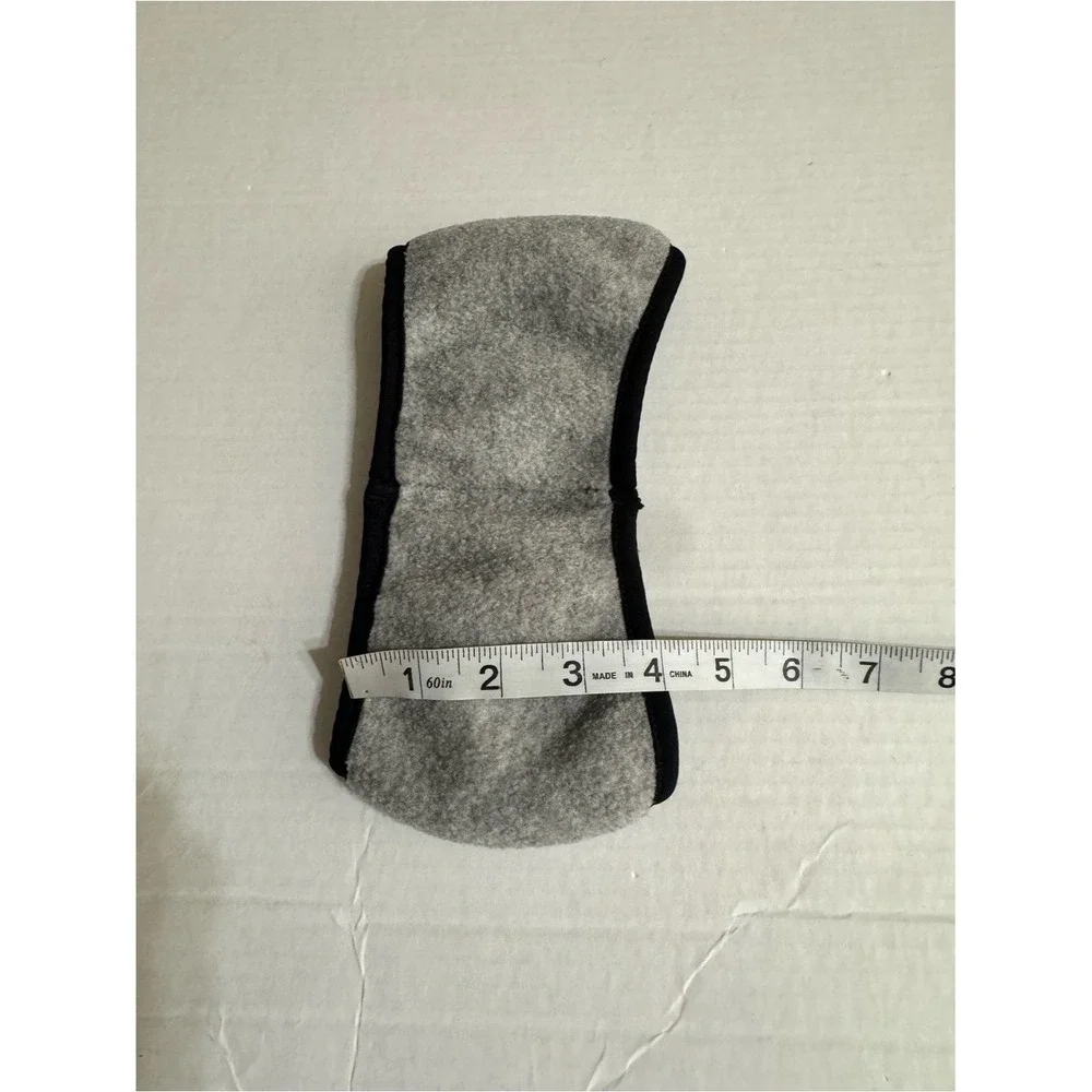 The North Face Polartec Fleece Headband Ear Warmer Gray Hiking Outdoors One Size